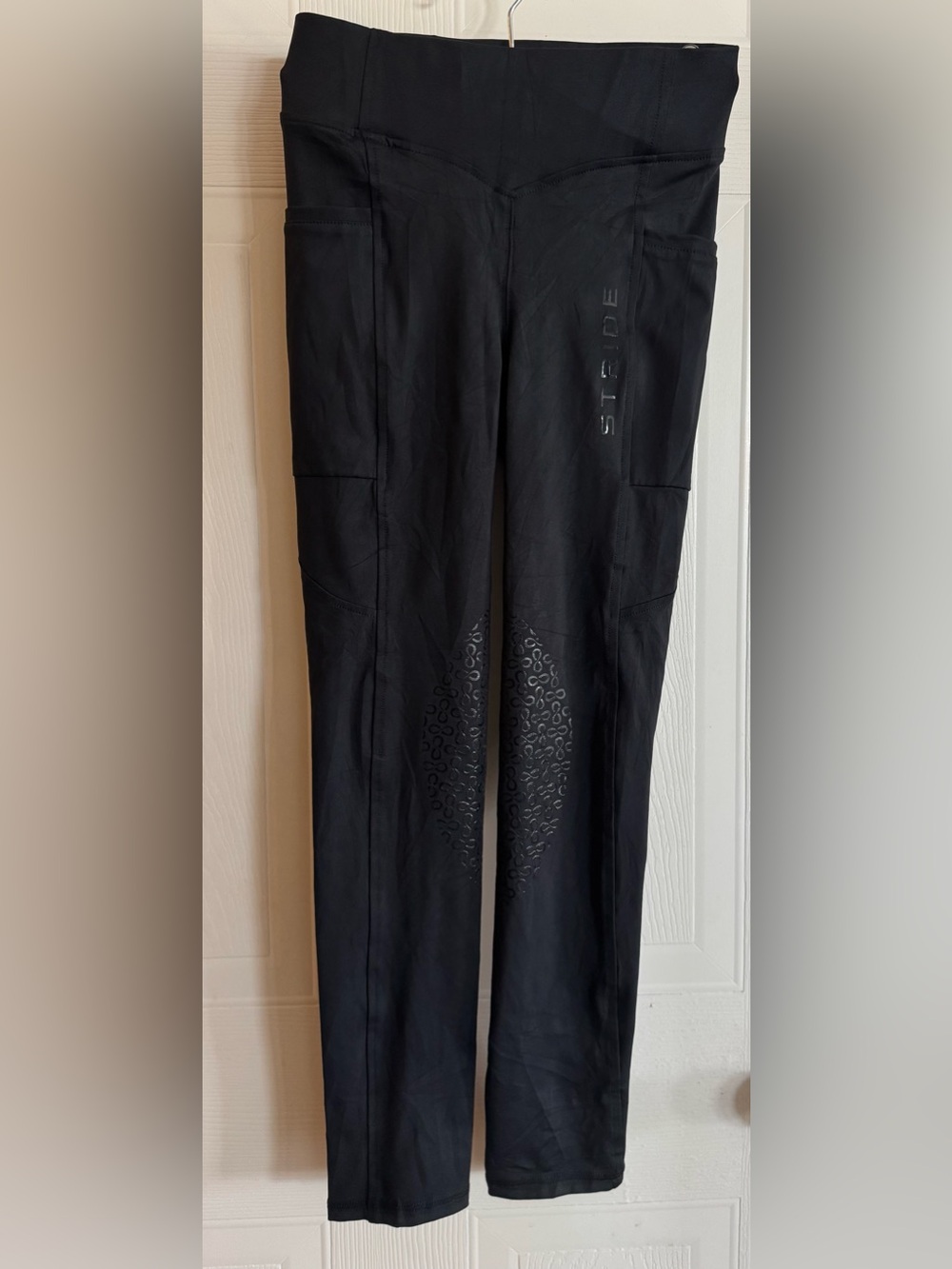 Dover Saddlery Stride Equestrian Riding Tights - Black - Size M - Pristine